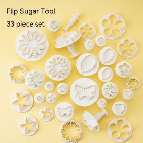 Fondant Cake Mold Tool Daisy Butterfly Plastic Die Baking Products Full Set