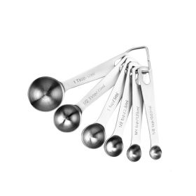 Stainless Steel 6-Piece Measuring Spoons Baking Cooking Tool