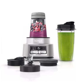 Ninja Foodi Smoothie Bowl Maker and Nutrient Extractor Blender 1100W Auto-iQ with 24-oz. Nutrient Extraction Cup SS100