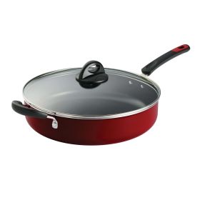 Tramontina EveryDay 5 Qt Aluminum Nonstick Covered Jumbo Cooker Red