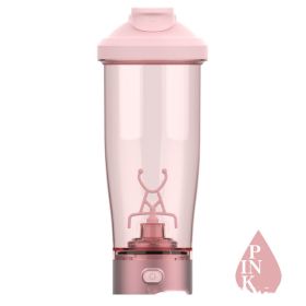Fitness Exercise Protein Powder Fully Automatic Electric Mixing Cup (Option: Pink-USB)