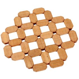 Household Anti Scalding And Thermal Insulation Wooden Meal Mats (Option: Pane)