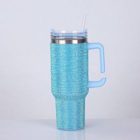 Fashion Creative Large-capacity Sticker Drill Cup (Color: Blue)