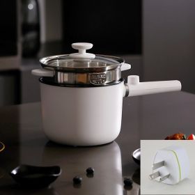 Multifunctional Mini Small Power Electric Cooking Pot (Option: With steamer-AU)
