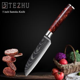 Stainless Steel Fruit Knife Versatile 5 Inch Knife Light Portable (Option: Minor Japanese style)
