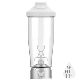 Fitness Exercise Protein Powder Fully Automatic Electric Mixing Cup (Option: White-USB)