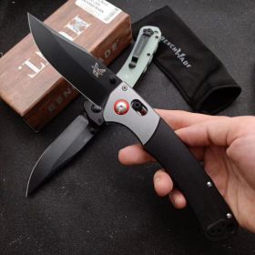 Outdoor Self-defense Multi-functional Folding Knife (Option: Black wood)