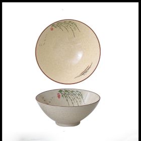 Household Ceramic Soup Large Bowl (Option: Willow)