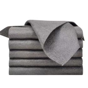 Absorbent Lint-free And Waterless Cleaning Cloth (Option: Dark Gray-30X30cm)