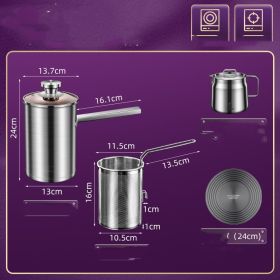 Stainless Steel Fryer For Household Mini Fuel Saving (Option: 5 Style)
