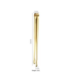 304 Stainless Steel Buffet Barbecue Steak Clip (Option: 24cm Gold)