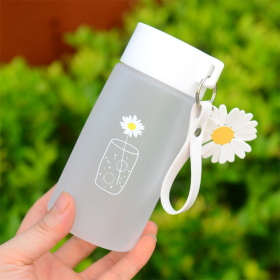 Daisy Plastic Outdoor Anti Drop Water Cup (Option: Flower in a cup-Frosting)