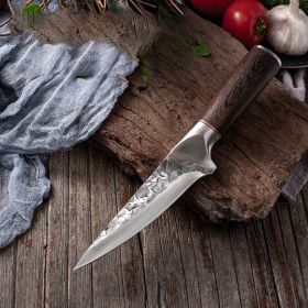 Slaughtering Boning And Cutting Meat Slaughtering Pork And Mutton Slicing Fish Melon And Fruit Boning Knife Stainless Steel (Option: MTG43)