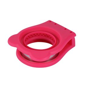 New Stainless Steel Sandwich Cut Mold Toast Pocket Bread Making Tools Household DIY Round Sandwich Kitchen Gadgets (Option: Round-Rose Red)