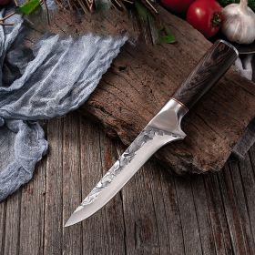 Slaughtering Boning And Cutting Meat Slaughtering Pork And Mutton Slicing Fish Melon And Fruit Boning Knife Stainless Steel (Option: MTG44)