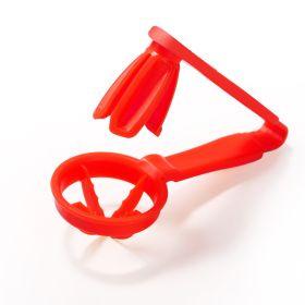 Tomato Slicer Cutter Grape Tools Cherry Kitchen Pizza Fruit Splitter Artifact Small Tomatoes Accessories Manual Cut Gadget (Color: Red)