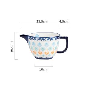 Household Fashion Simple Ceramic Mixing Bowl (Option: Deep Sea Blue Mixing Bowl)