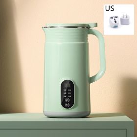 Full Automatic Heating Mini Soy Milk Machine (Option: Green-US-600ml)