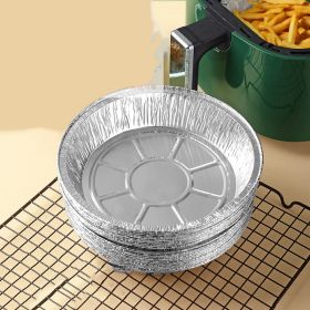 30pcs/set Air Fryer Disposable Aluminum Foil Liners; Non-stick Air Fryer Liner; Round Tin Foil Pans; Safe Round Foil Pie Pans For Baking; Storage (size: 9 Inches)