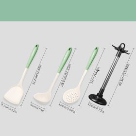 4pcs/5pcs/7pcs Food Grade Silicone Spatula Non-stick Pan Special Cooking Shovel; Kitchen Utensils Set; Household Soup Spoon Leak Spoon; Kitchen Tools (Quantity: Spatula Set Of 4)