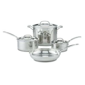 Chef's Classic Stainless Steel 11 Piece Cookware Set (77-11G) (pieces: 7)